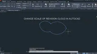 Change scale of revision cloud in autocad.#autocad #revision cloud