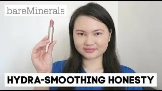 BareMinerals Mineralist Hydra-Smoothing Lipstick Honesty Review + Swatch + Try On | Tracey Violet