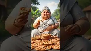 Grandma has a white cobra brought burger for her😱😭 #ai #cobra #grandmother #shorts #youtubeshorts
