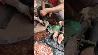 Paya Cleaning Technique #meatcuttingskills #meatmarket #meatprocessing