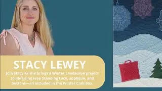 Winter Landscape Wall Hanging with Stacy