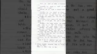 12th English assignment answers of August month for unit 2 prose (A Nice Cup of tea)