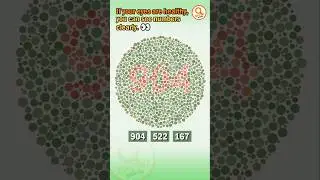 #062 👉 Eye Challenge 👀 Can You Spot the Hidden Number? | Color Vision Puzzle