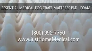 Just Home Medical: Essential Medical Egg Crate Mattress Pad - Foam
