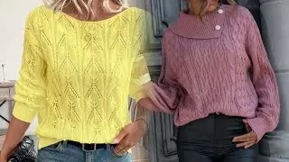 Cozy Knitted Sweater Inspiration #yarnfashion #yarnandvibes