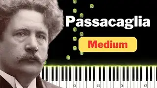 MEDIUM Piano Tutorial | Handel/Halvorsen - Passacaglia