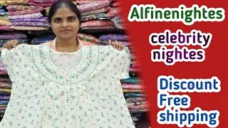 ✨Premium Nighties in All Sizes & Colours | Alfine, Celebrity & Crush Spun| Sri Siri Collections