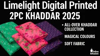 Limelight Digital Printed Khaddar Collection | 2PC Khaddar 2025 | Magical Colours @InlineInfusion 