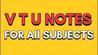 VTU NOTES #1stsem #2ndsem #allsem #2022scheme #allscheme #vtunotes..