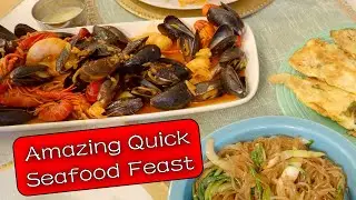 How to Cook:  Amazing Quick Seafood Feast on Budget