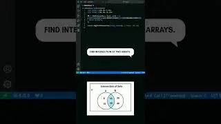Interview question: How to find intersection of two arrays. #js #frontend #javascript #jsinterview