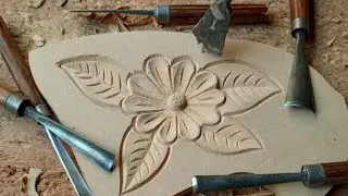 Flower carved beautiful wood carving for new ideas