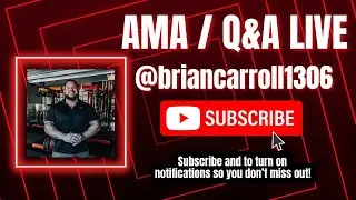 LIVE STREAM FRIDAY 8/9 @10AM  BRIAN CARROLL 1306