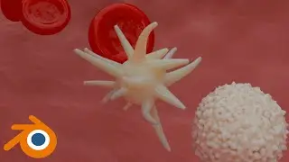 Blood Vessel - Scientific Visualization 3D Animation in Blender