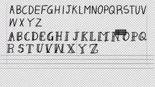 How to draw different types of lettering for visual thinking and graphic facilitation and recording
