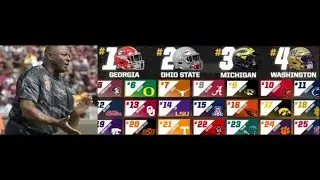 College football talk: Dino babers gets fired, plus new college football playoff rankings!
