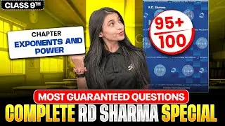 Complete RD SHARMA Special | Highly Recommend Question | Exponents & power | 9th Maths| Shikha Ma'am