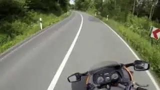 Erster Test goPro Hero - Ausfahrt zur Eröffnung Bilster Berg mit der Suzuki GSX 1100 F