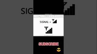 Signal symbol shortcut keys | Microsoft tricks | Shortcuts | #computer #trending #msword