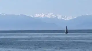 Olympic Mountain Views from James Bay in Victoria, BC