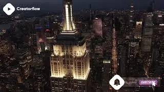 🎥 Empire State Building Stock Footage |  4K Royalty free stock video footage