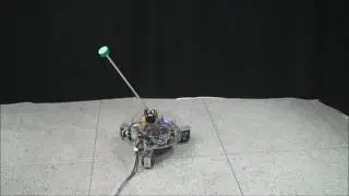 Balance Control of a Two-Dimensional Inverted Pendulum Acuated by an Omnidirectional Mobile Robot
