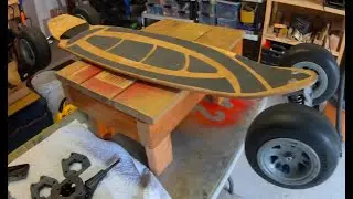 CARVE BOARD converted to Electric Skateboard