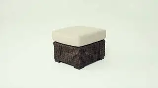 Lloyd Flanders Mesa Ottoman 360 View