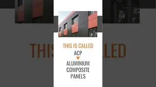 What is this material? what is ACP? #material #architecture #buildings #architect