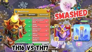 (5800+🏆) TH16 vs TH17 | Super Witches Smashed TH17 🔥