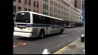 NYCTA: 1984 GMC T8J204 RTS #3583 on a Javits Center bound M42