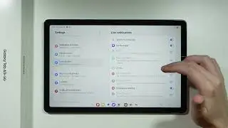Samsung Galaxy Tab A11+: как настроить панель Now Bar