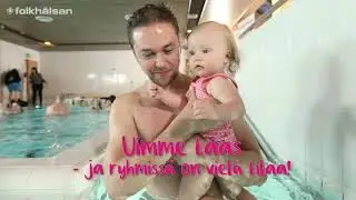 Folkh&auml;lsan vauvauinti
