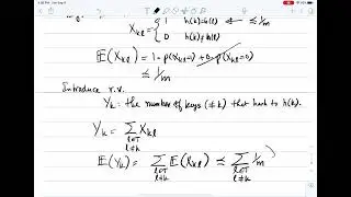 Data Structures: Hash Tables: Universal Hashing