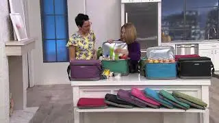 Lock & Lock Flat-Top Insulated Cooler Bag on QVC