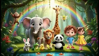 🎵 Counting with Animals &ndash; Learn Numbers 1 to 10 | New Jungle Adventure Song | AVS Fun Kids TV
