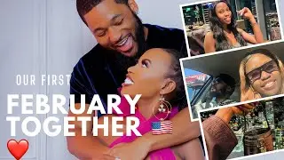 Our First February Together; Valentine Date Night,Experiencing snow ❄️ 🇺🇸, Meeting His Family &hellip;.,