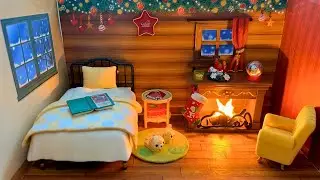 Mini bedroom 🌟 Mini desk set ASMR 🌟