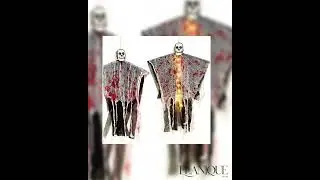 Halloween Party Hanging Skull Skeleton Ghost Ornament Horror Props Haunted House Decorations With...