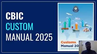 E01 | Introduction to Customs Manual 2025 | EXIM Speech by Chakkaravarthi | Chapter 1 Begins!