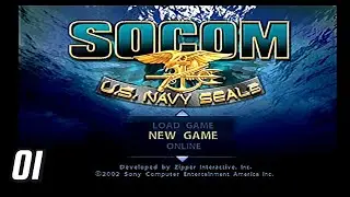 SOCOM: U.S. Navy SEALs (PS2) - DETONADO 100% - Parte 01: Death at Sea