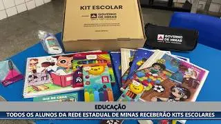 TODOS OS ALUNOS DA REDE ESTADUAL DE MINAS RECEBER&Atilde;O KITS ESCOLARES EM 2026