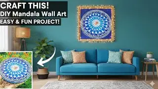 Cardboard Craft/WallDecor/WallputtyCraft/Mandala Wallmate/TextureArt/LippanArt/MirrorArt/Mandala Art