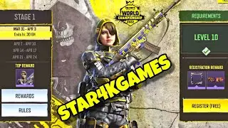 PLAYING COD Mobile World Championship 2022 || STAR4KGAMES