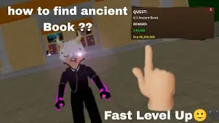 Fast Level up king legecy| Quest ancient Book complete 🤠👋