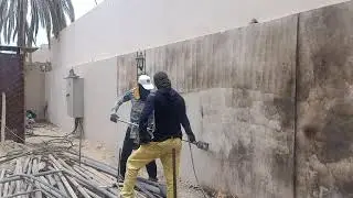 Fire touch and removing old paint