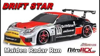 Exceed RC DriftStar Brushless- Maiden Radar Run