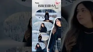 New Birthday Video Editing Tutorial | Trending Editing Ideas #shorts #inshotediting