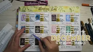 Wrapping up December in my reading journals