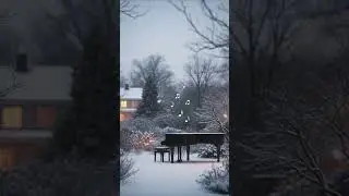 Gentle Winter Echoes 🎵 Relaxing Coffee Piano #shorts #relax #newyear